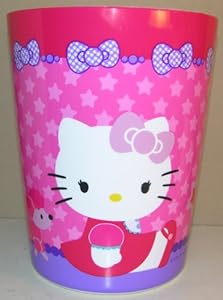 Amazon.com - Sanrio Hello Kitty Bathroom Trash Can - Bath Waste Bins