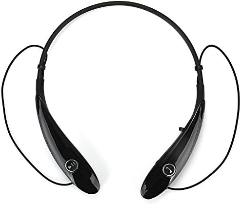 HV-900 Wireless Bluetooth Headset for Sports - Ultra Lightweight Neckband Design plus Astonishing Sound Quality (Black) (black)