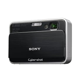 Sony DSCT2B Digital Camera - Black (8.1MP, 3x Optical Zoom) 2.7" LCD 4GB Internal Memory