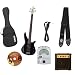 Yamaha GigMaker Electric Bass Package with Amp, Gig Bag, Tuner, Cable, Instructional DVD, and Strap - Black