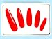 Hilka 40048700 - 10 Teufels-Nails extra-lang