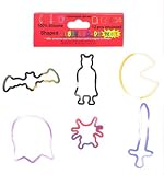 Rubber Bands fit Silly Bandz Video Game Tie Dye