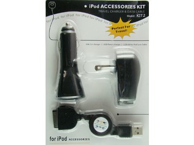Cuffu Ipod/Iphone 3 in 1 Charger Kit Black, Universal Chargers for Apple ipods, Nano 1, Nano 2, Nano 3, Touch 1, Video , Classic, Iphone (NOT for Touch 2 / Nano 4 / Iphone 3G) Cuffu Ipod/Iphone 3 in 1 Charger Kit Black, Universal Chargers for Apple ipods, Nano 1, Nano 2, Nano 3, Touch 1, Video , Classic, Iphone (NOT for Touch 2 / Nano 4 / Iphone 3G)