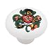 Irish Leprechaun and Clover Leaf Shamrock Decorative High Gloss Ceramic Drawer Knob
