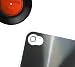 【送料無料/セール】レコードみたいな iPhone4 ハード ケース(黒)