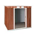 Tepro 7209 Metallger�tehaus Holzoptik Pultdach 6 x 4