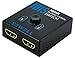 Sewell Direct SW-8876 IBIS 2-Port HDMI Switch, 1080p and 4K @ 30Hz, Bi-Directional (1x2 or 2x1), HDCP 1.x and 2.2, Dolby-TrueHD/DTS-HD 7.1 Surround, 3D, by Sewell