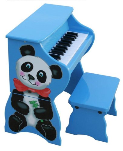 Piano Pals Panda Bear - Blue