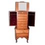 Jewelry Armoire-Queen Anne-large,cherry