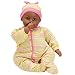 Logitoys - Poupée - Bébé Noir Souple 53 centimètres
