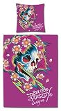 Zoom Produkt-Bild: Ed Hardy 10316000 Bettw&auml;sche Beautiful Ghost 135 x 200 cm, 100% Cotton