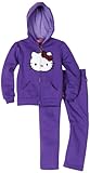 Hello Kitty Toddler Girls Fashionable Sequin Bow On Fleece Active-Wear Set