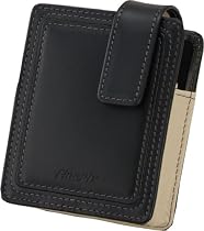 Fujifilm SC-FXV10 Black Leather Fitted Case for Fuji V10 Digital Cameras