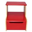 Circo Step Stool w/ Storage - Natural/Red