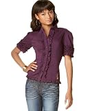 Baby Phat Ruffled Short-Sleeve Shirt