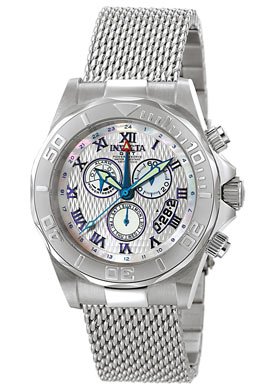 Invicta Men's 6342 Pro Diver Collection Sea Wizard GMT Mesh Stainless Steel Watch
