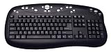 iConcepts Thin Multimedia Keyboard with 2 Port Hub (90550N)