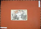 1913 COLOUR MAP SPAIN STREET PLAN CARTAGENA PUERTO