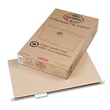 ESSELTE PENDAFLEX CORP. / 100% Recycled hanging file folders, 1/5 cut, legal size, natural, 25/box / ESS76542 / Sold as 1 Box / Mfr Part # 76542 \*/ 100% Recycled hanging file folders, 1/5 cut, legal