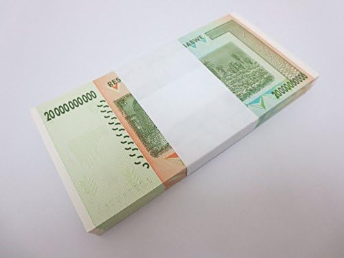 Zimbabwe 20 Billion Dollars, 2008, P-86, UNC, Half Bundle, 50 PCS, 50 & 100 Trillion Series, Currency