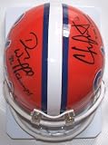Chris Leak and Danny Wuerffel Florida Gators Dual Autographed Mini Helmet with 2006 Champs and 96 Champs Inscriptions