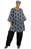 Unisex Cowry Shell Print Pants Set - Several Colors Available