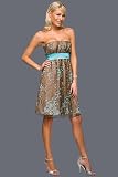 Animal Print Tube Dresses