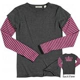 Tehama layered sweater graphite heathr md
