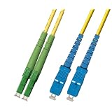 10M Singlemode Duplex Fiber Optic Cable (9/125) - LC /APC to SC /UPC