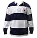 Apparel : Polo Ralph Lauren Classic Fit Navy and White Striped Mens Rugby Shirt