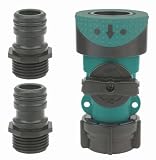 Tools & Hardware : Gilmour Full Flow Quick Connector Set, Teal & Black #29QFF