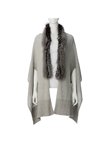 (エポカ) EPOCA ファートリム ニットストール M5723423__ - グレー(07)