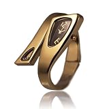 Montre Bangle m&eacute;tal dor&eacute;e