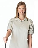 Adult Cotton Thin Stripe Pique Sport Shirt