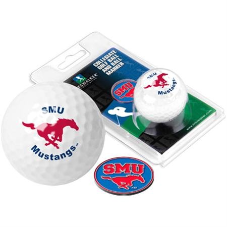 Southern Methodist Mustangs Smu Ncaa Collegiate Logo Golf Ball Ball Marker