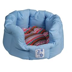 (YAP Dog) Oval Dog Bed 26inch Blue