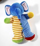 Bright Begginings Plush Elephant Rattle
