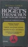 The New Rogets Thesaurus of the English Language in Dictionary Form