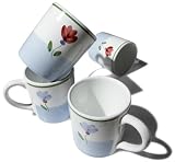 Pinzon by Caleca Petali 4-Piece Mug Set