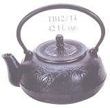 Black Bamboo Cast Iron Teapot 42oz #TB12-14