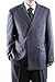 Men's Double Breasted Superior 150s Extra Fine Gray Dress Suit