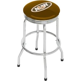 A&W Root Beer Single Foot Ring Barstool with Swivel