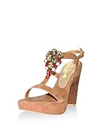 MARTINA BLUE Sandalias de tacón 16-5400TC (Tabaco)