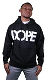 Dope Couture Stencil Logo Pullover Black Sweatshirt