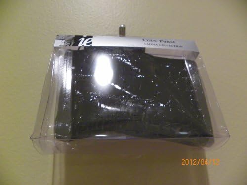 Black Shiny Crocs Skin Coin Purse Fauna Collection