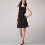 Embroidered shift dress