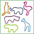 Crazy Bands Zoo Glow in the Dark Rubber Bandz Band Wristband (24)