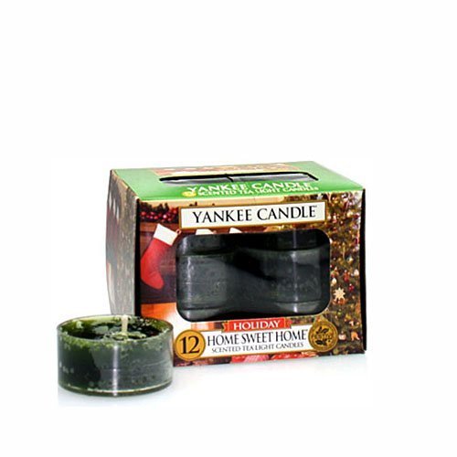 Holiday Home Sweet Home Yankee Candle Tea Lights 12 Count Box