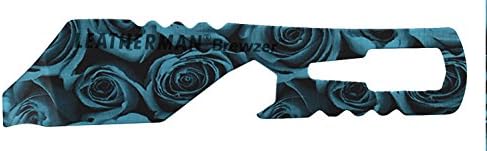 Leatherman - Brewzer Keychain Bottle Opener Clear Black Roses Hydro dipped painted
