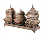 Medallion Design Set of 3 Boxes With Tray From CBK Home